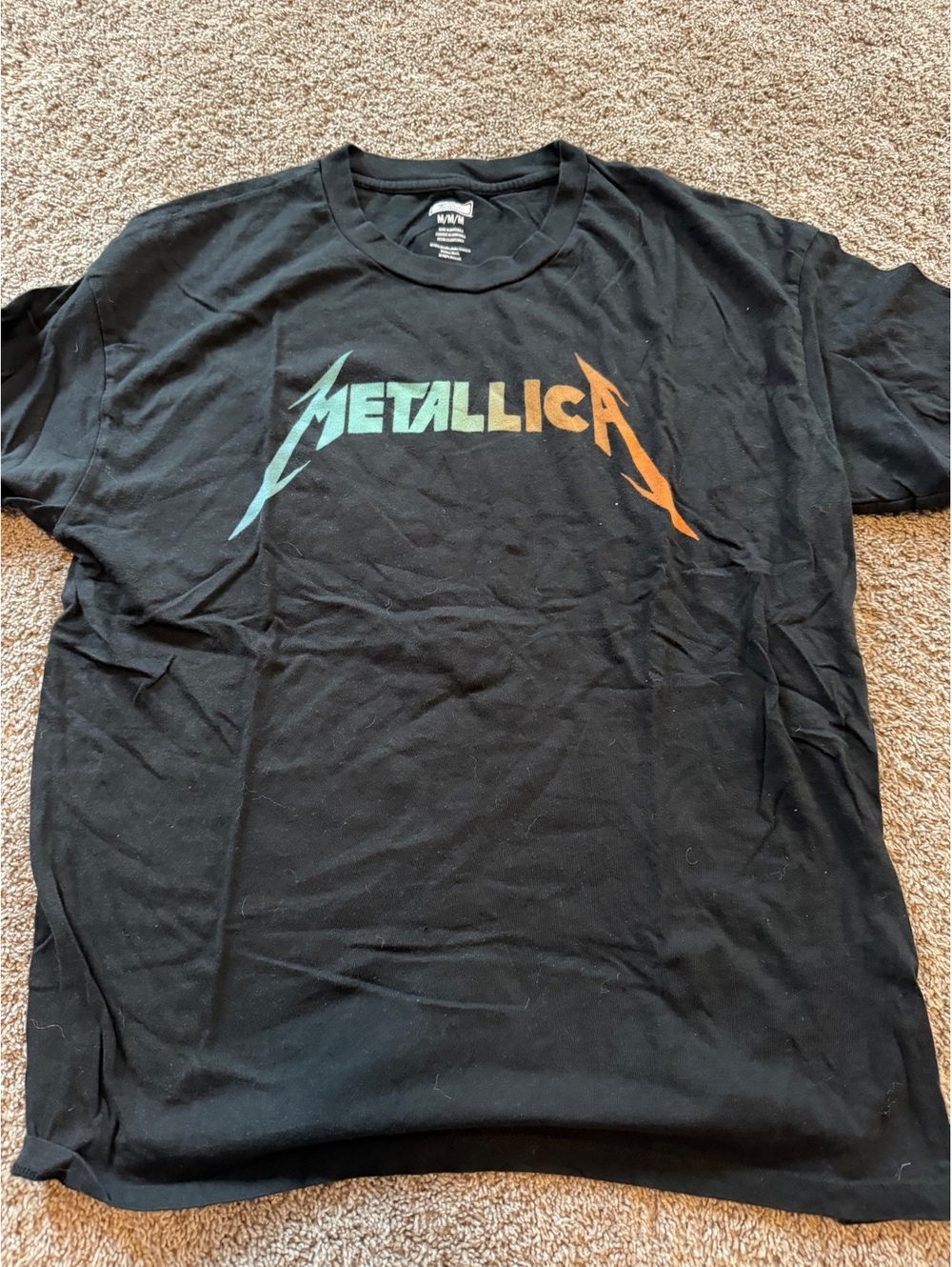 Metallica Graphic Black Short Sleeve T-Shirt Medium